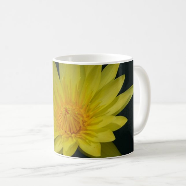 Mug Nénuphar Lotus jaune (Devant droit)