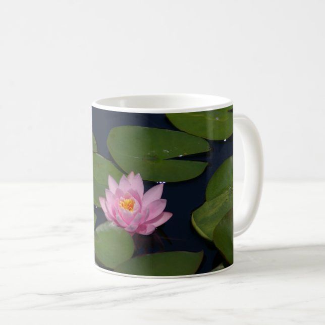 Mug Nénuphar rose (Devant droit)