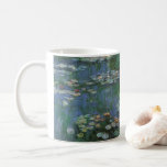 Mug Nénuphars de Claude Monet, Fleurs Vintages<br><div class="desc">Nénuphar (1916) par Claude Monet. Water Lilies est un impressionisme vintage de peinture florale d'art. Jardin fleuri de la saison de printemps de Monet à Giverny, France. Ce paysage est l'une des nombreuses variations de peintures de nénuphars que Monet peint par son étang. À propos de l'artiste : Claude Monet...</div>