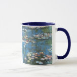 Mug Nénuphars de Claude Monet, Impressionnisme Vintage<br><div class="desc">Nénuphar (1914) de Claude Monet est une peinture de nature impressionniste vintage. Une des nombreuses variations de peintures florales de nénuphars que Monet peint par l'étang dans son jardin fleuri à Giverny, France. À propos de l'artiste : Claude Monet (1840-1926) est un fondateur du mouvement de peinture impressionniste française, dont...</div>