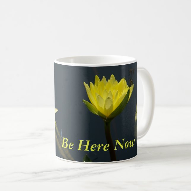 Mug Nénuphars de Lotus Jaunes (Devant droit)