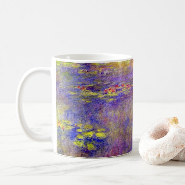 Mug Nénuphars par Claude Monet (Avec donut)