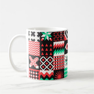 Mug NÉO GEO. Conception graphique du motif de géométri