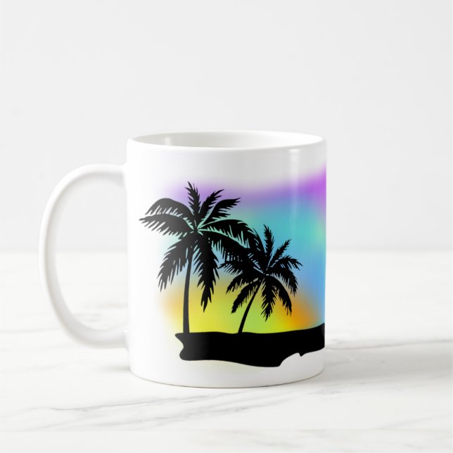 Mug Neon Beach Skies À Daytona Beach (Gauche)