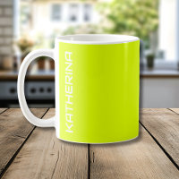 Neon Chartreus couleur solide | Classic Personnali