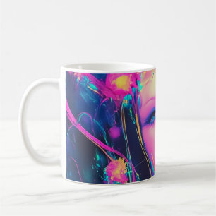 Mug Neon, déesse Alien