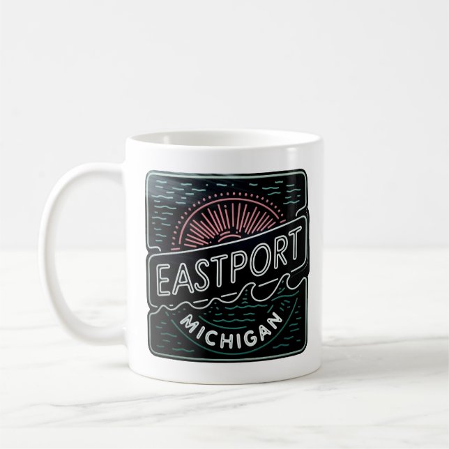 Mug Neon Eastport Michigan (Gauche)