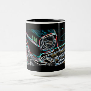 Mug Neon Effect Revin' 57 Driving the Classics -