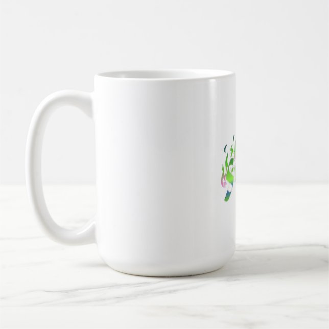 Mug Neon Faith - Croix de Flamme Gothique (Gauche)