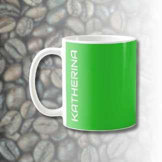 Mug Neon Lime Green Solid Color |Classic Personnalisé