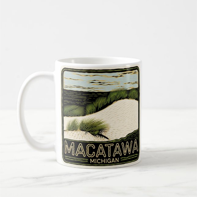 Mug Neon Macatawa Michigan (Gauche)