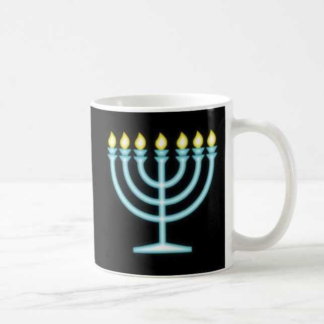 Mug Neon Menorah (Droite)