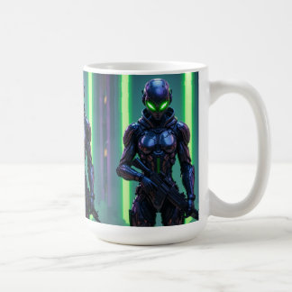Mug Neon Raider - Le chasseur cosmique