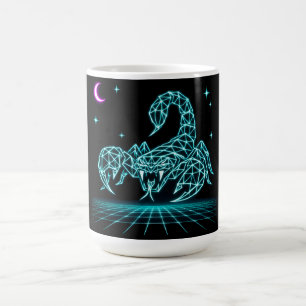 Mug Néon Scorpion Synthwave – Dard Électrique Rétro