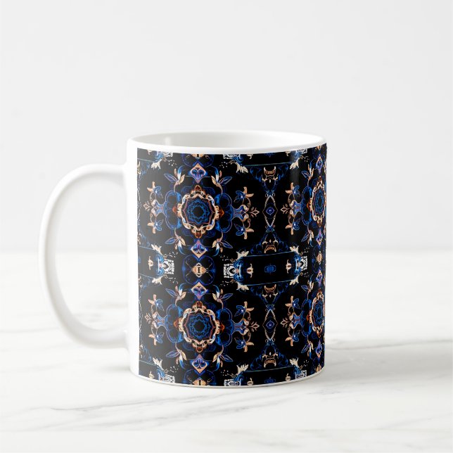 Mug Neon Starburst Kaleidoscope (Gauche)