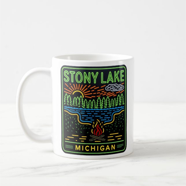 Mug Neon Stoney Lake Michigan (Gauche)