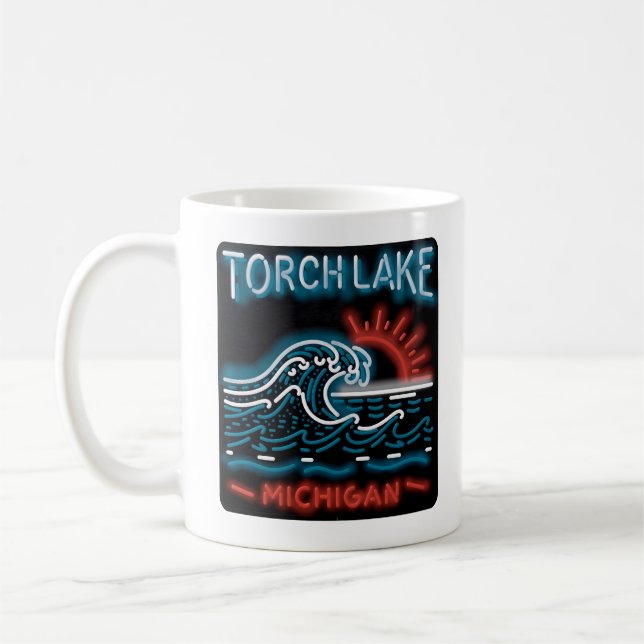 Mug Neon Torch Lake Michigan (Gauche)