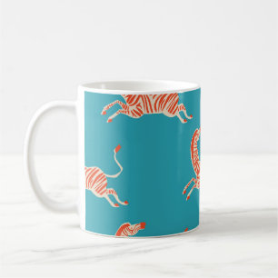 Mug Neon Zebra : Retro Coloré sans couture