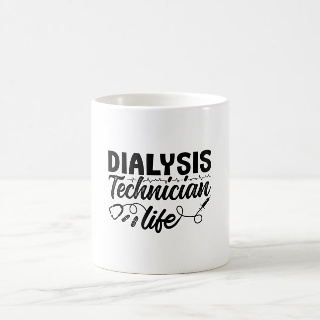 Mug Néphrologie Dialyse Infirmière Dialyse Technicien  (Centre)