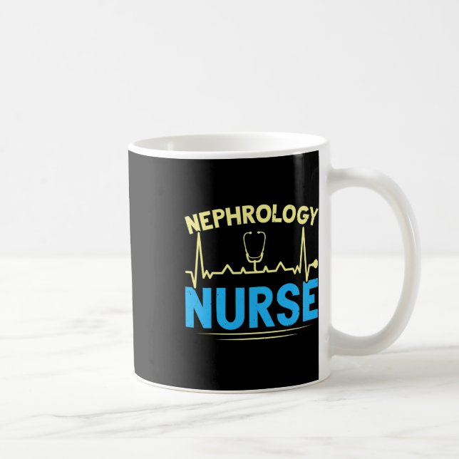 Mug Néphrologie Infirmière Dialyse Infirmière Médicale (Droite)