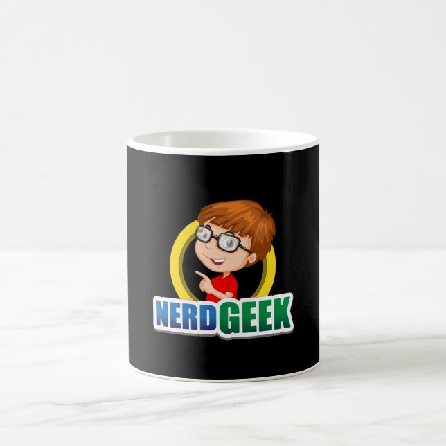 Mug Nerd Geek Science Math Ordinateur Drôle Idée cadea (Centre)