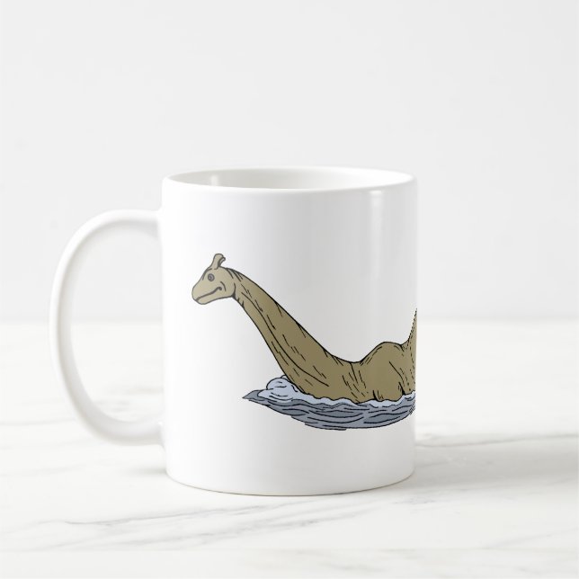 Mug Nessie le monstre Loch Ness (Gauche)