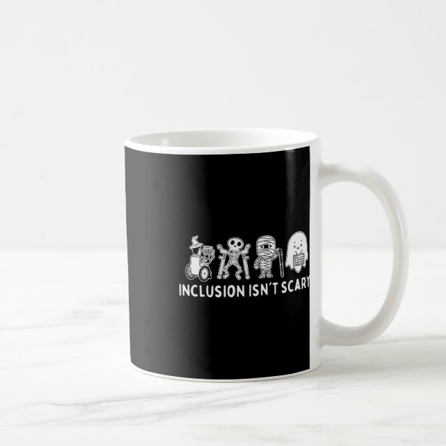 Mug N'est pas effrayant professeur Skeleton Ghost mign (Droite)