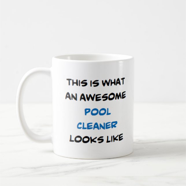 Mug nettoyage de piscine, génial (Gauche)
