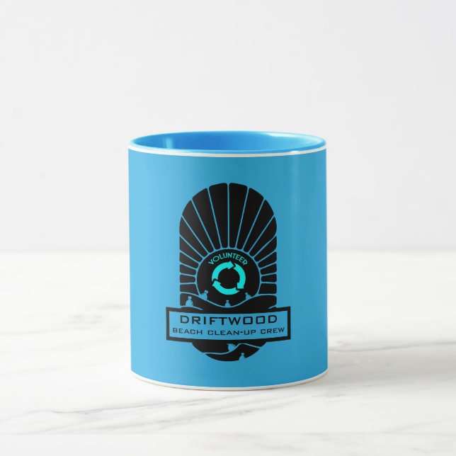 Mug Nettoyage de plage - Debout équipage bénévole (Centre)