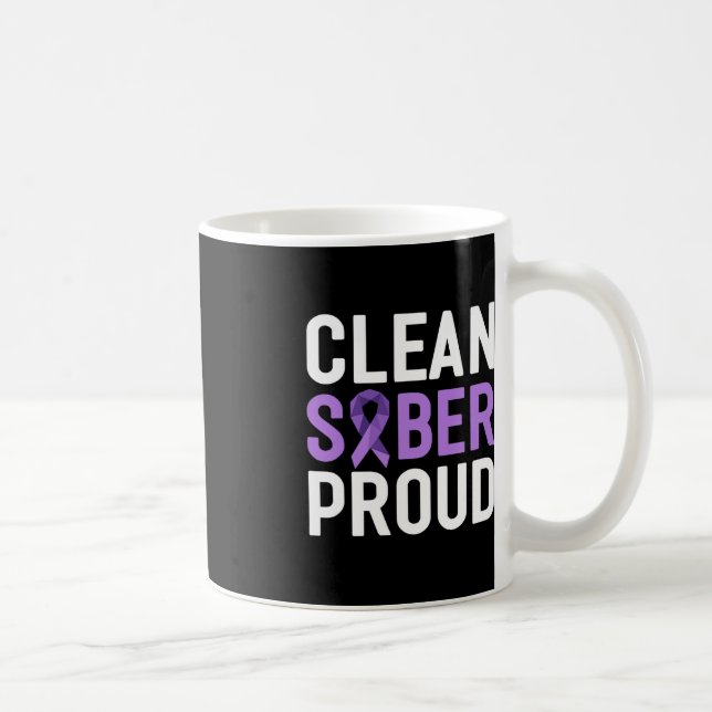 Mug Nettoyer Sober Fière de la dépendance finale Sensi (Droite)