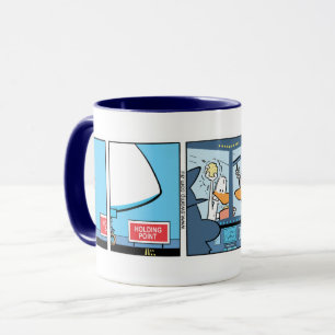 Mug Nettoyeurs de pare-brise amusant pilote de chasse