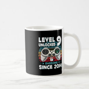 Mug Neuf Anniversaire 9 ans Son garçon amusant Gamer 9