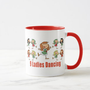 Mug Neuf Dames Dansant Des Musiques