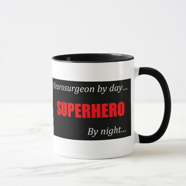 Mug Neurochirurgien de super héros (Droite)