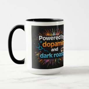 Mug Neurodivergent Propulsé par la Dopamine Café