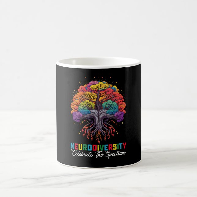 Mug Neurodiversité Célébrer le Spectre de l'Autisme (Centre)