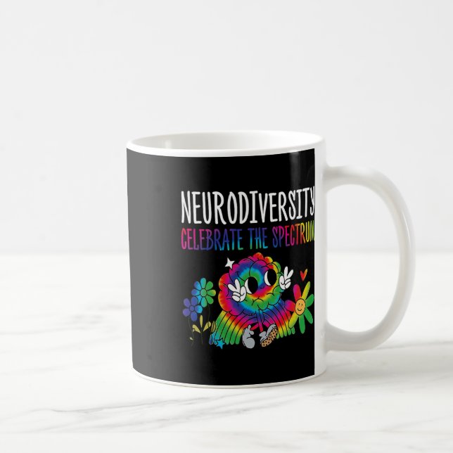 Mug Neurodiversité Sensibilisation sur l'autisme Cerve (Droite)
