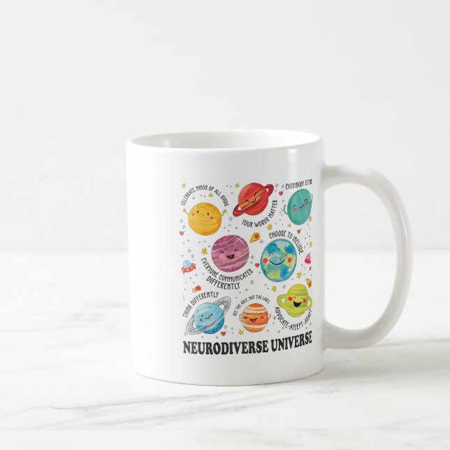 Mug Neurodiversité Universe Planet Sensibilisation sur (Droite)