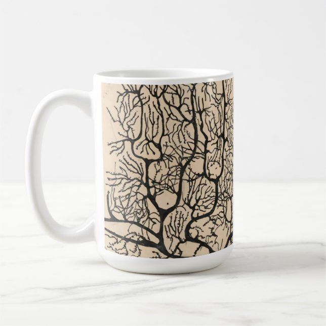 Mug Neuron Drawing By Santiago Ramón Y Cajal (Gauche)