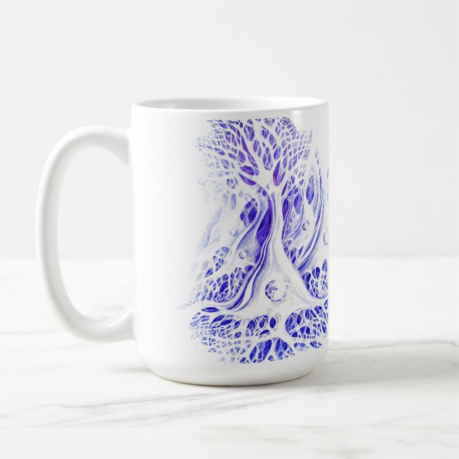 Mug neurones pyramidaux dessin au stylo à bille (Gauche)