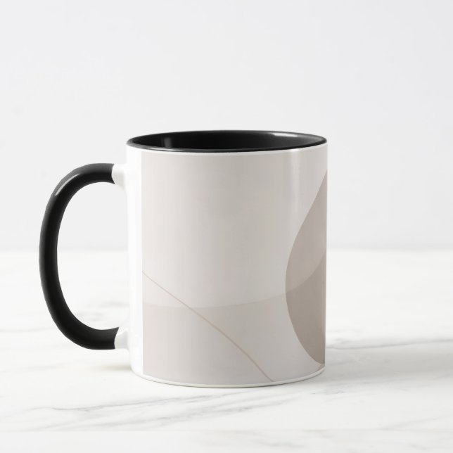 Mug Neutral Taupe Modern Decor | Contemporary Gallery (Gauche)