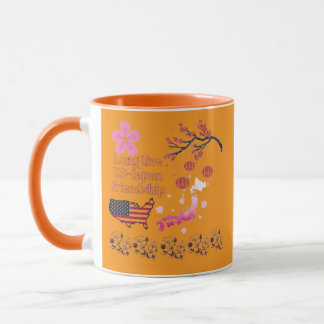 Mug Never ending friendship orange