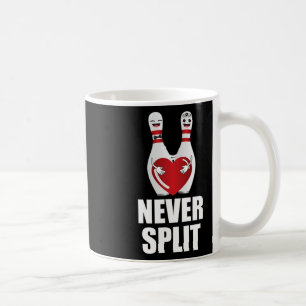 Mug Never Split Bowling Pins Valentine's Day