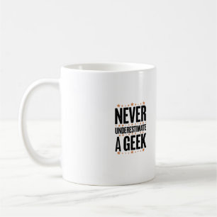 Mug never underestimate a geek