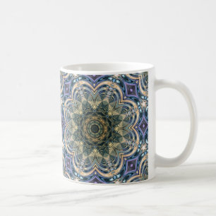 Mug New Age Bohemian Yoga Bleu Purple Mandala