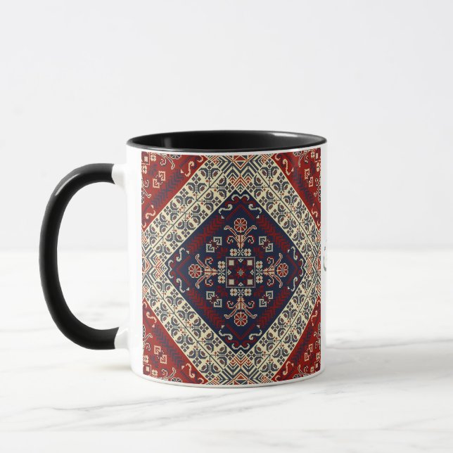 Mug New Eid Mubarak tatreez design (Gauche)
