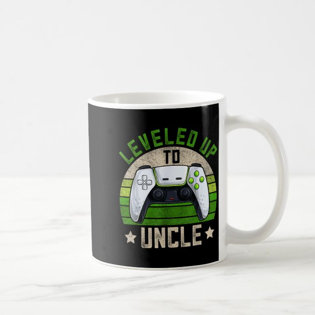 Mug New Gamer Uncle Apparel, Funny Pregnancy Announcem (Droite)