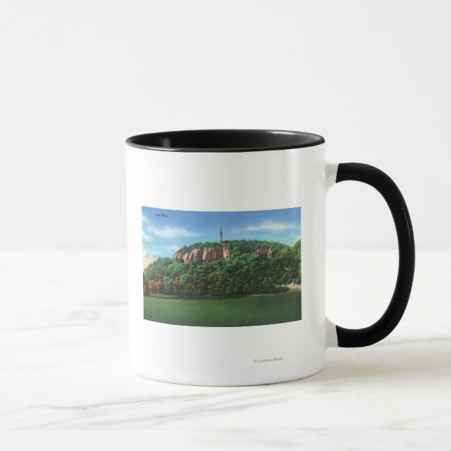 Mug New Haven, CTView de East Rock (Droite)