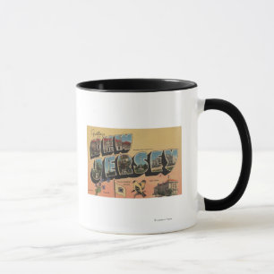 Mug New Jersey (Capitale Nationale/Fleur/Oiseau)