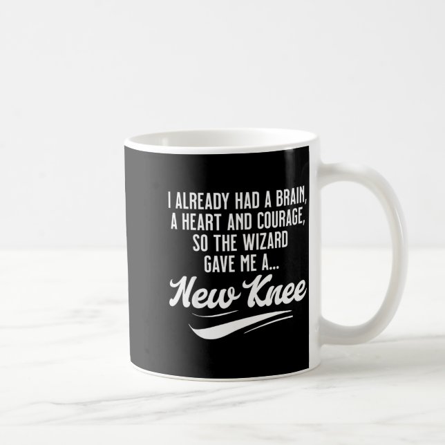 Mug New Knee Funny Wizard Knee Replacement Surgery Rec (Droite)